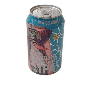 New Belgium Voodoo Ranger Liquid Paradise IPA Empty Beer Can Bottom Opened 12oz
